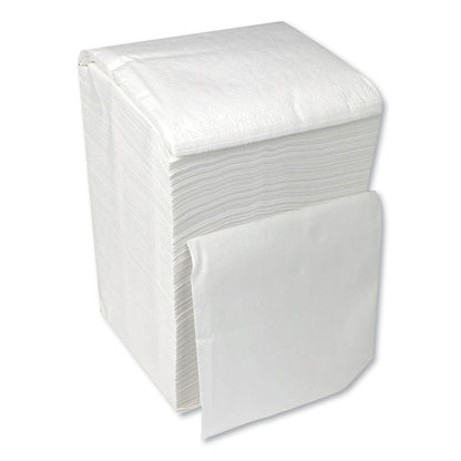 GEN Cocktail Napkins, 1-Ply, 9w x 9d, White, 500/Pack, 8 Packs/Carton