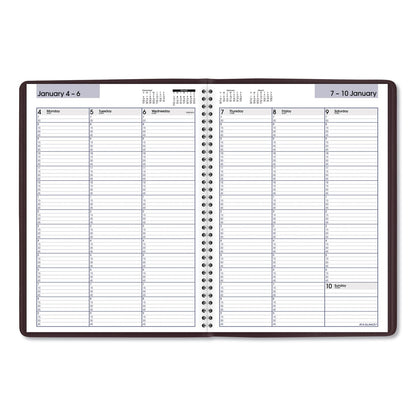 AT-A-GLANCE DayMinder Weekly Appointment Book, Vertical-Column Format, 11 x 8, Burgundy Cover, 12-Month (Jan to Dec): 2023