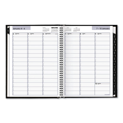 AT-A-GLANCE DayMinder Hardcover Weekly Vertical-Column Format Appointment Book, 11 x 8, Black Cover, 12-Month (Jan to Dec): 2023