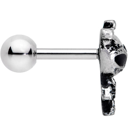 16G 1/4 Sweet Black Eyed Alien Tragus Cartilage Earring