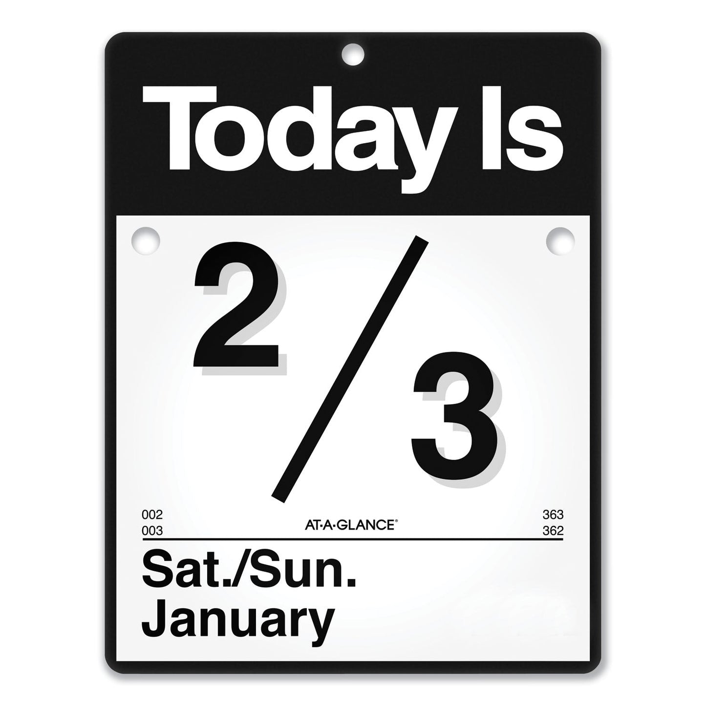 AT-A-GLANCE Today Is Wall Calendar, 9.5 x 12, White Sheets, 12-Month (Jan to Dec): 2023