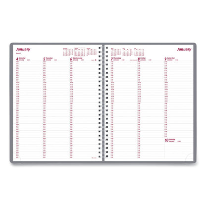 Brownline Mountains Weekly Appointment Book, Mountains Photography, 11 x 8.5, Blue/Green Cover, 12-Month (Jan to Dec): 2023