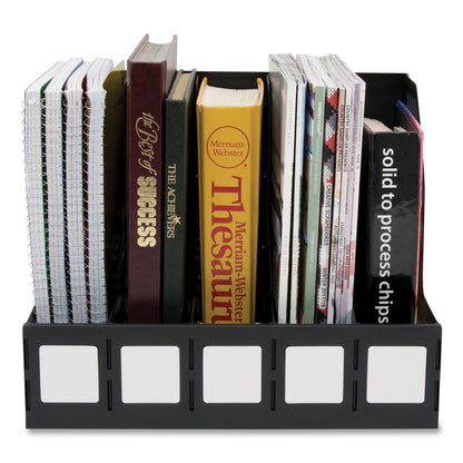 Advantus Literature File, Five Slots, 13.25 x 10 x 10.25, Black