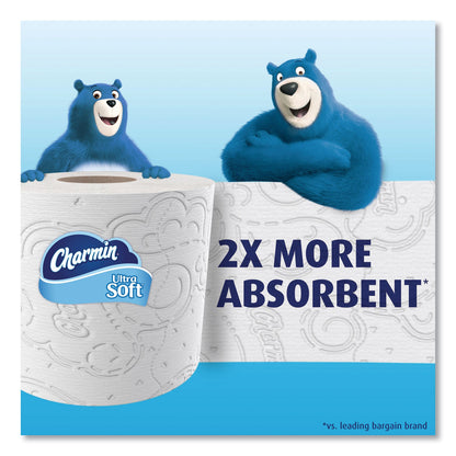 Charmin Ultra Soft Bathroom Tissue, Septic Safe, 2-Ply, White, 244 Sheets/Roll, 4 Rolls/Pack, 6 Packs/Carton
