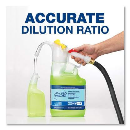 P&G Professional Dilute 2 Go, P and G Pro Line Finished Floor Cleaner, Fresh Scent, 4.5 L Jug, 1/Carton