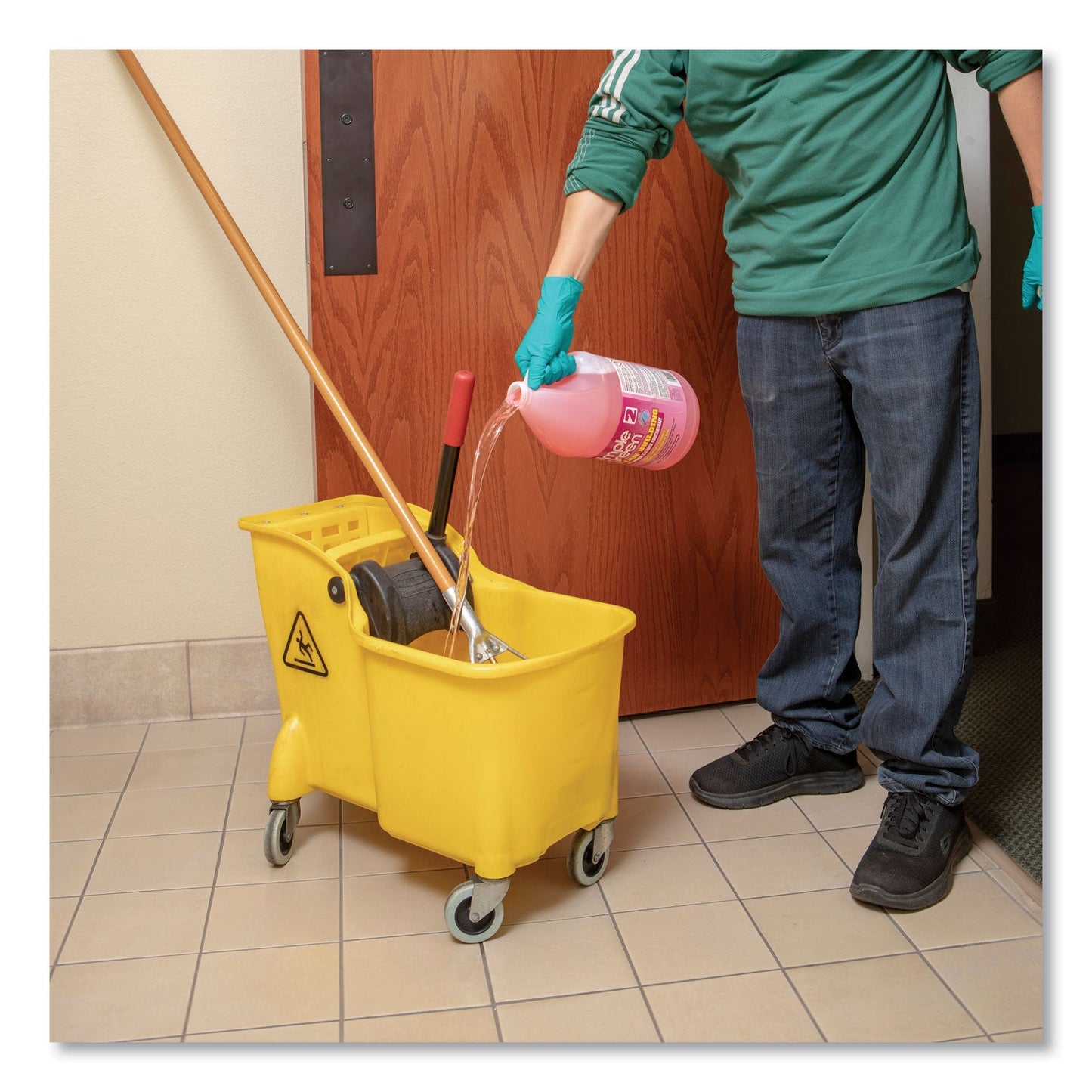 Simple Green Clean Building Bathroom Cleaner Concentrate, Unscented, 1 gal Bottle, 2/Carton