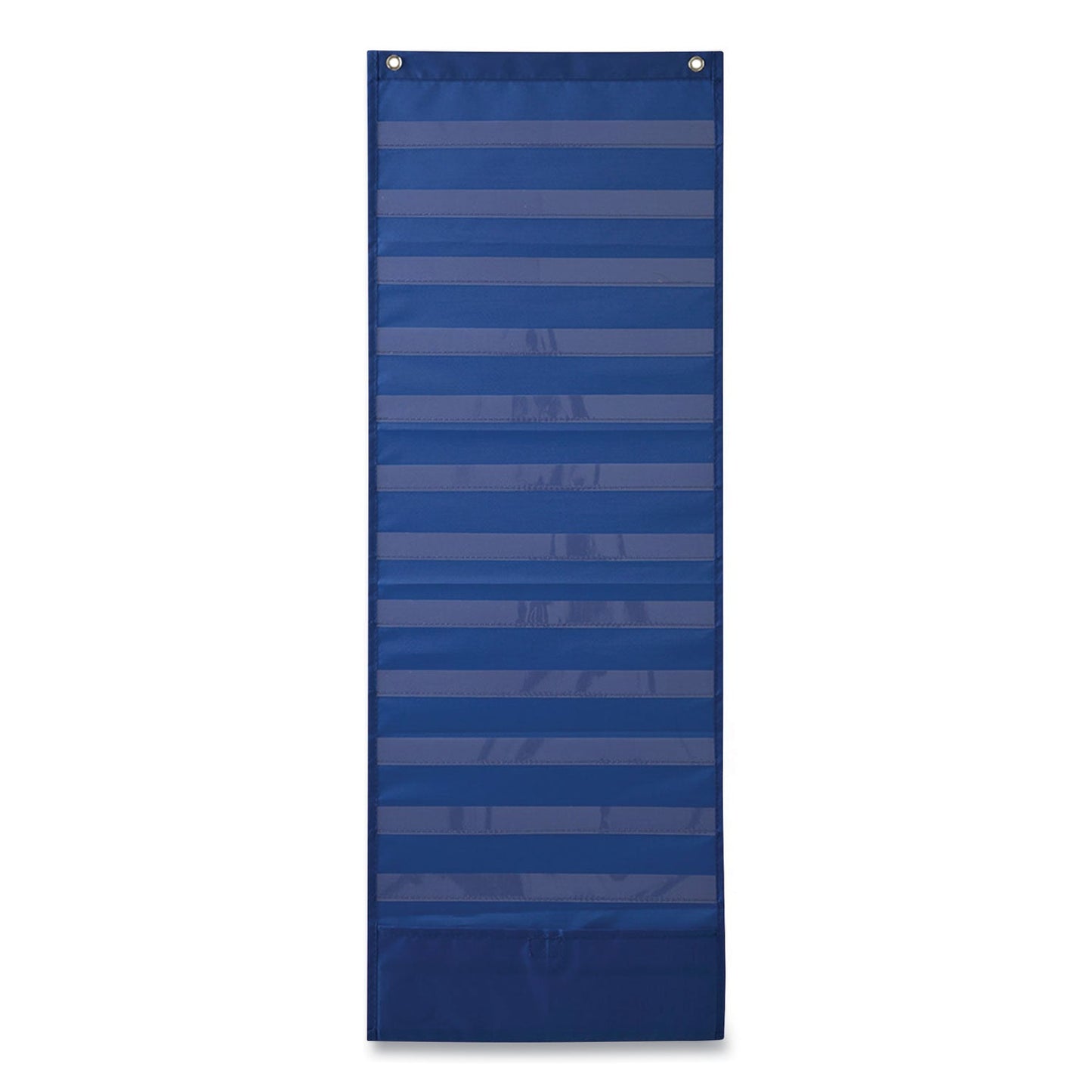 Carson-Dellosa Education Deluxe Scheduling Pocket Chart, 13 Pockets, 13 x 36, Blue