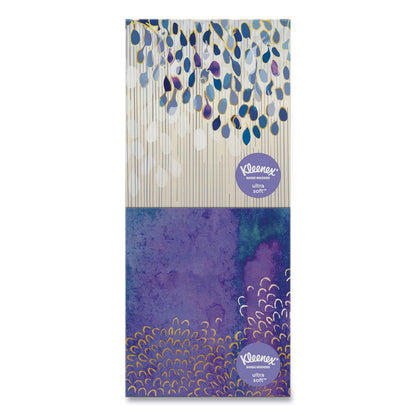Kleenex Ultra Soft Facial Tissue, 3-Ply, White, 65 Sheets/Box, 4 Boxes/Pack, 12 Packs/Carton