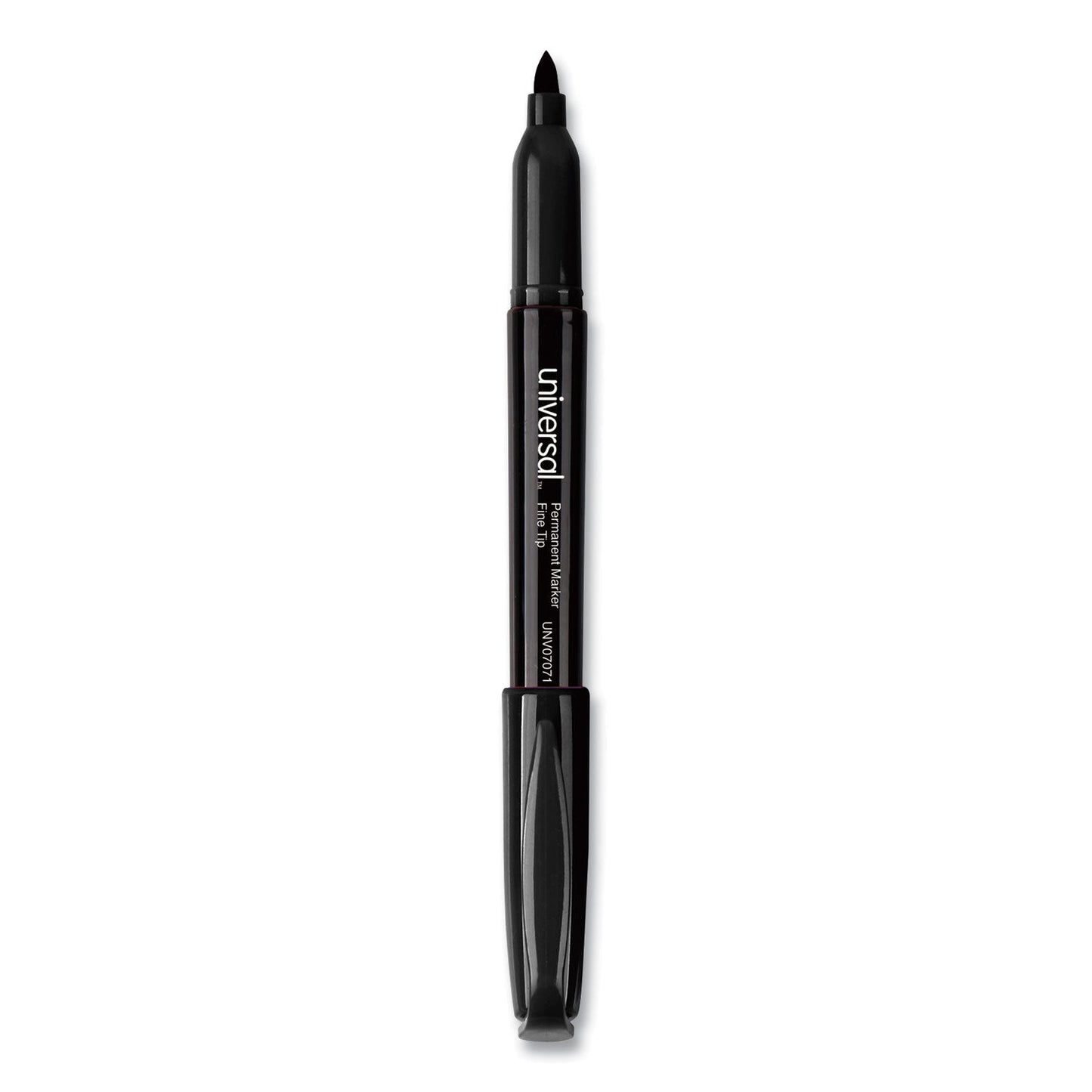 Universal Pen-Style Permanent Marker Value Pack, Fine Bullet Tip, Black, 36/Pack