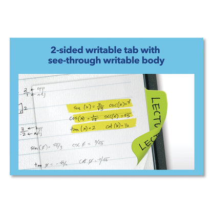 Avery Ultra Tabs Repositionable Tabs, Big Tabs: 2" x 1.75", 1/5-Cut, Assorted Primary Colors, 20/Pack