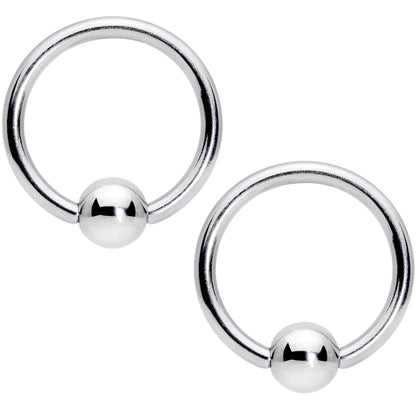 14G 7/16 1/2 Pink Gem Flowers BCR Barbell Nipple Ring Set of 4
