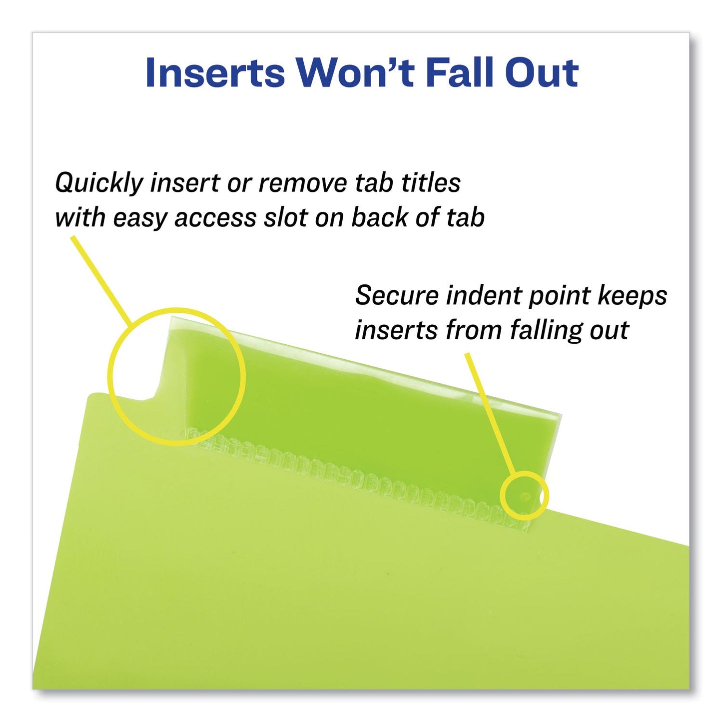 Avery Insertable Big Tab Plastic Dividers, 8-Tab, 11 x 8.5, Assorted, 1 Set