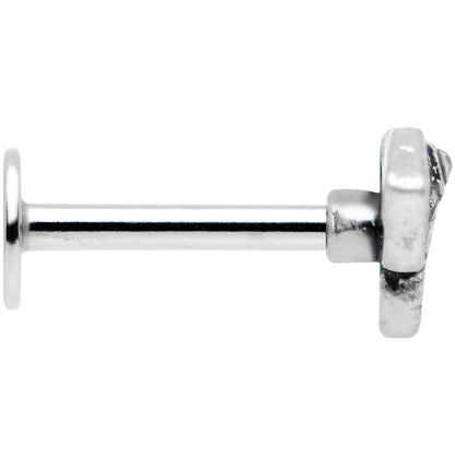 16G 5/16 Clear Gem Regal Elephant Labret Monroe Tragus