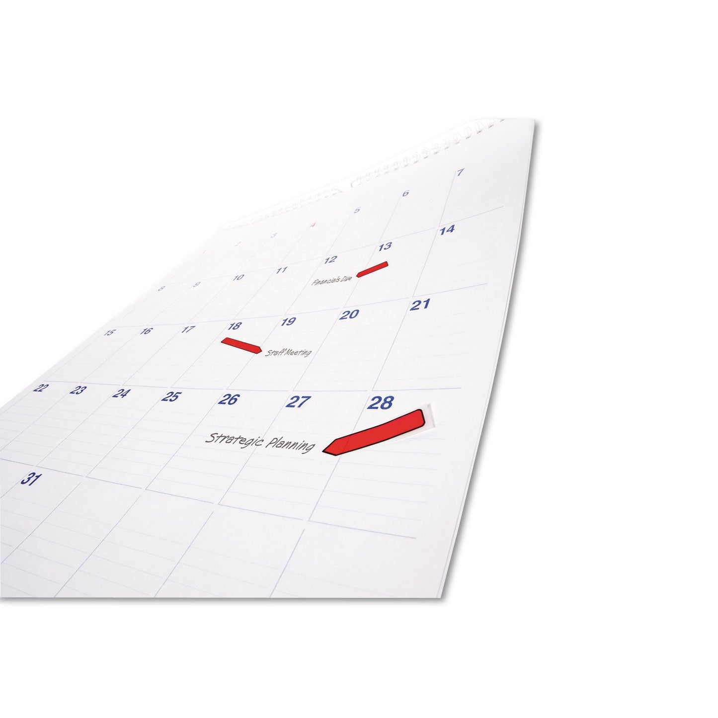 Post-it Arrow 0.5" Page Flags, Blue/Green/Purple/Red/Yellow, 20/Color, 100/Pack
