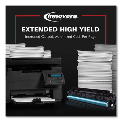 Innovera Remanufactured Black Extended-Yield Toner, Replacement for 90A (CE390AJ), 18,000 Page-Yield