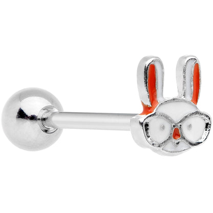 Nerdy Easter Bunny Barbell Tongue Ring