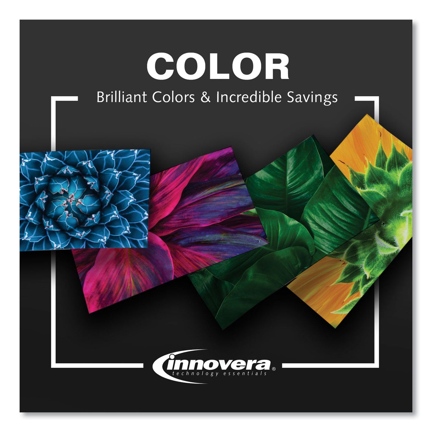Innovera Remanufactured Cyan Toner, Replacement for 201A (CF401A), 1,400 Page-Yield