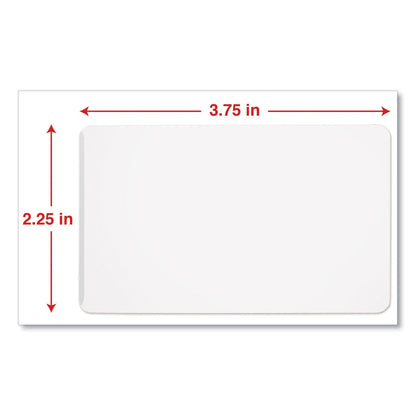 Universal Laminating Pouches, 5 mil, 3.75" x 2.25", Matte Clear, 100/Box