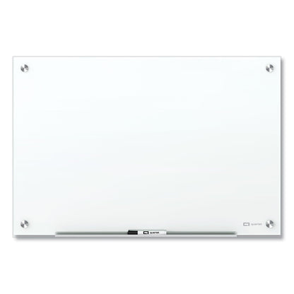 Quartet Brilliance Glass Dry-Erase Boards, 24 x 18, White Surface