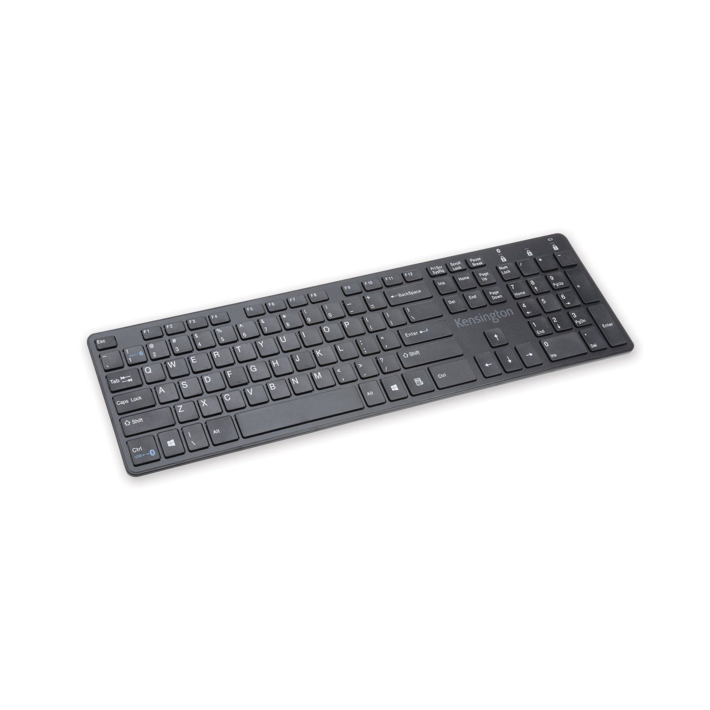Kensington KP400 Switchable Keyboard, 17.5 x 4.9 x 0.7, Black