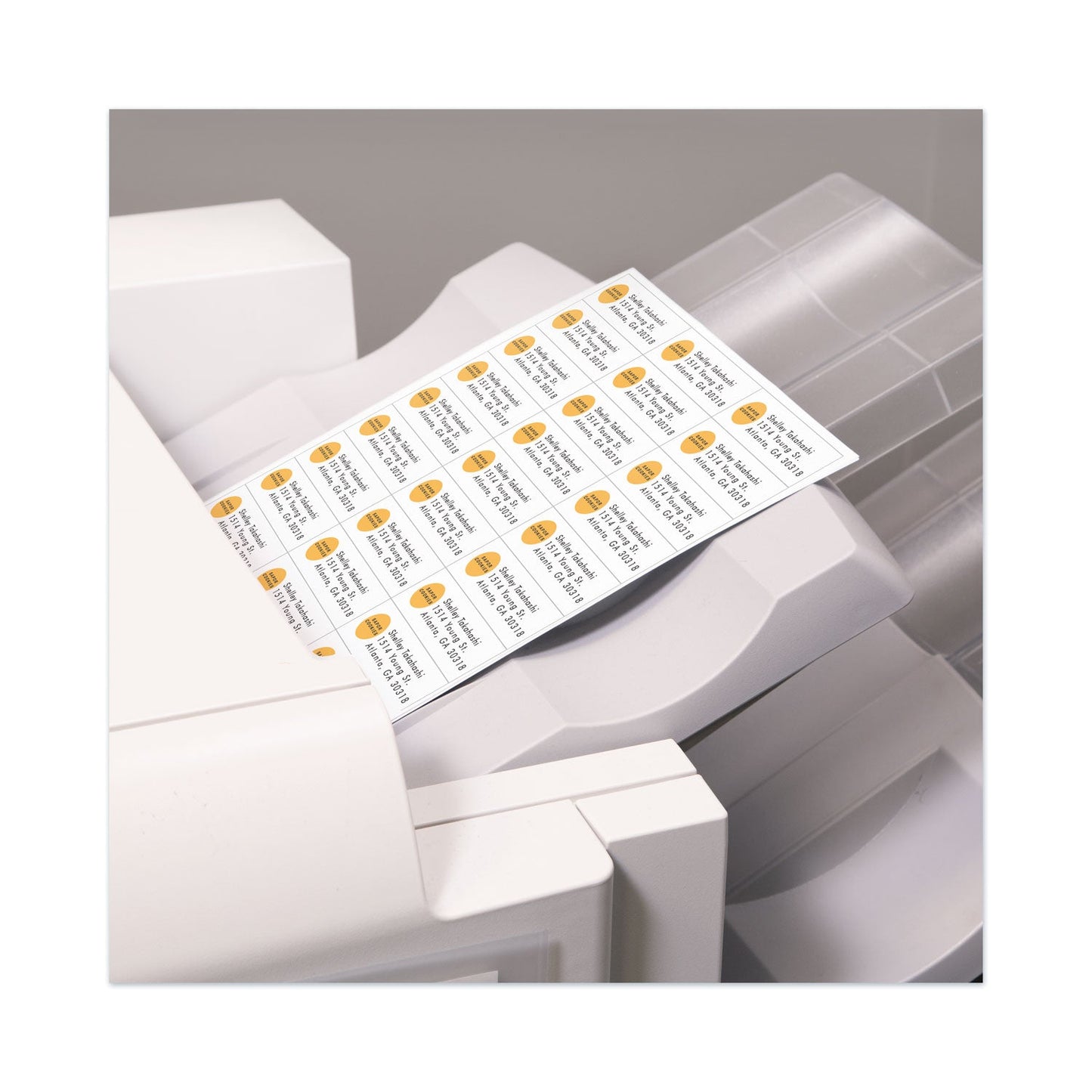 Avery Copier Mailing Labels, Copiers, 1 x 2.81, White, 33/Sheet, 100 Sheets/Box