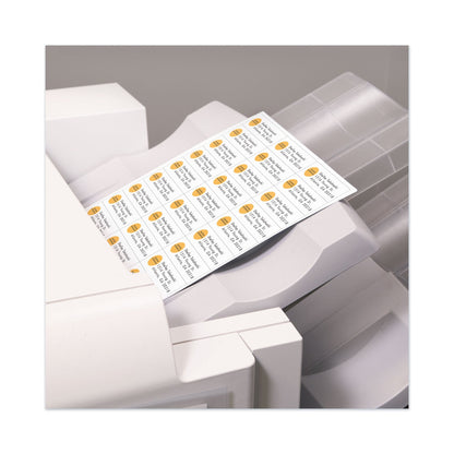 Avery Copier Mailing Labels, Copiers, 1 x 2.81, Clear, 33/Sheet, 70 Sheets/Pack
