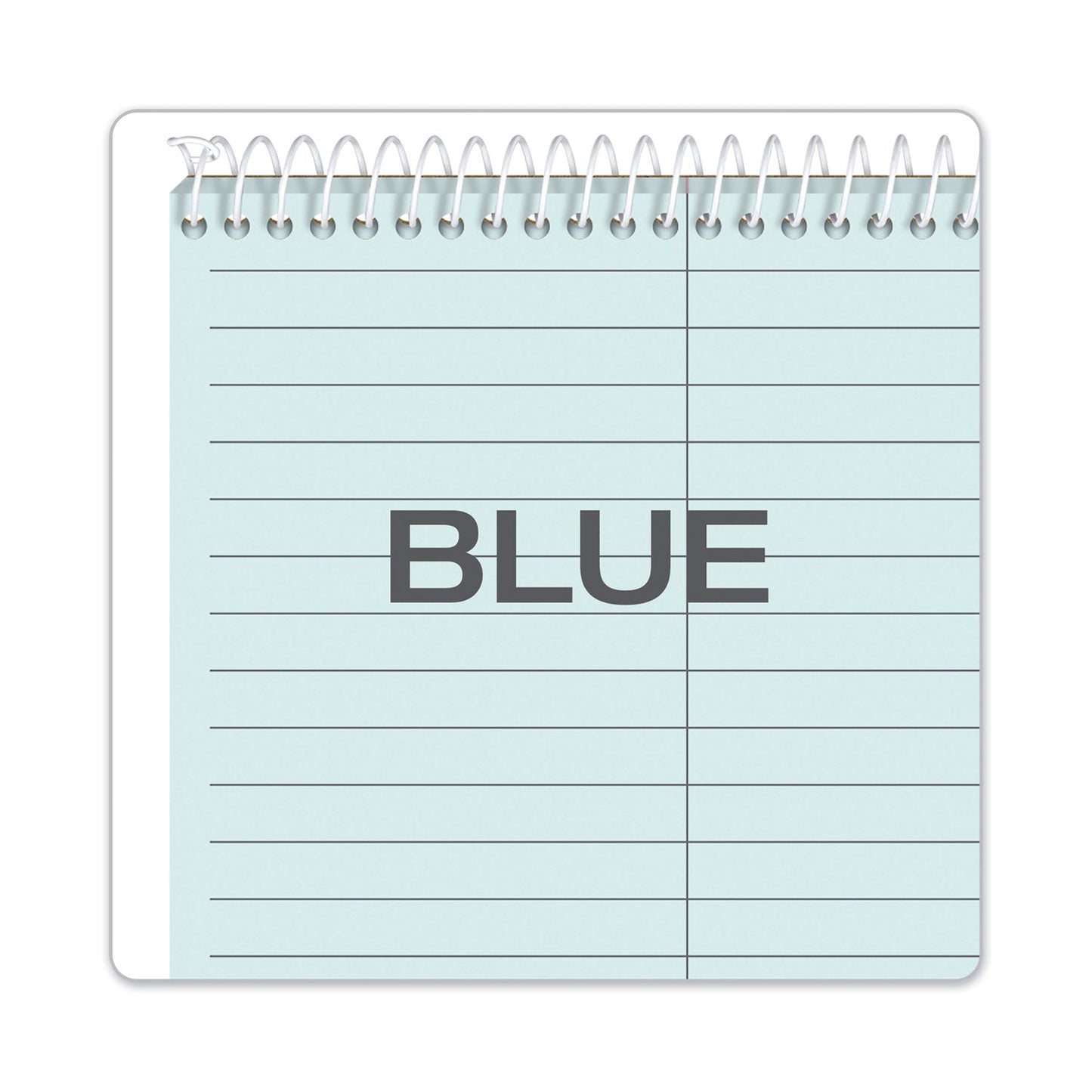 TOPS Prism Steno Pads, Gregg Rule, Blue Cover, 80 Blue 6 x 9 Sheets, 4/Pack