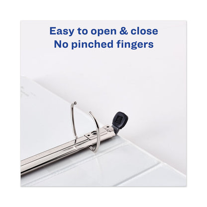 Avery Heavy-Duty View Binder with DuraHinge, One Touch EZD Rings/Extra-Wide Cover, 3 Ring, 1.5" Capacity, 11 x 8.5, White, (1319)