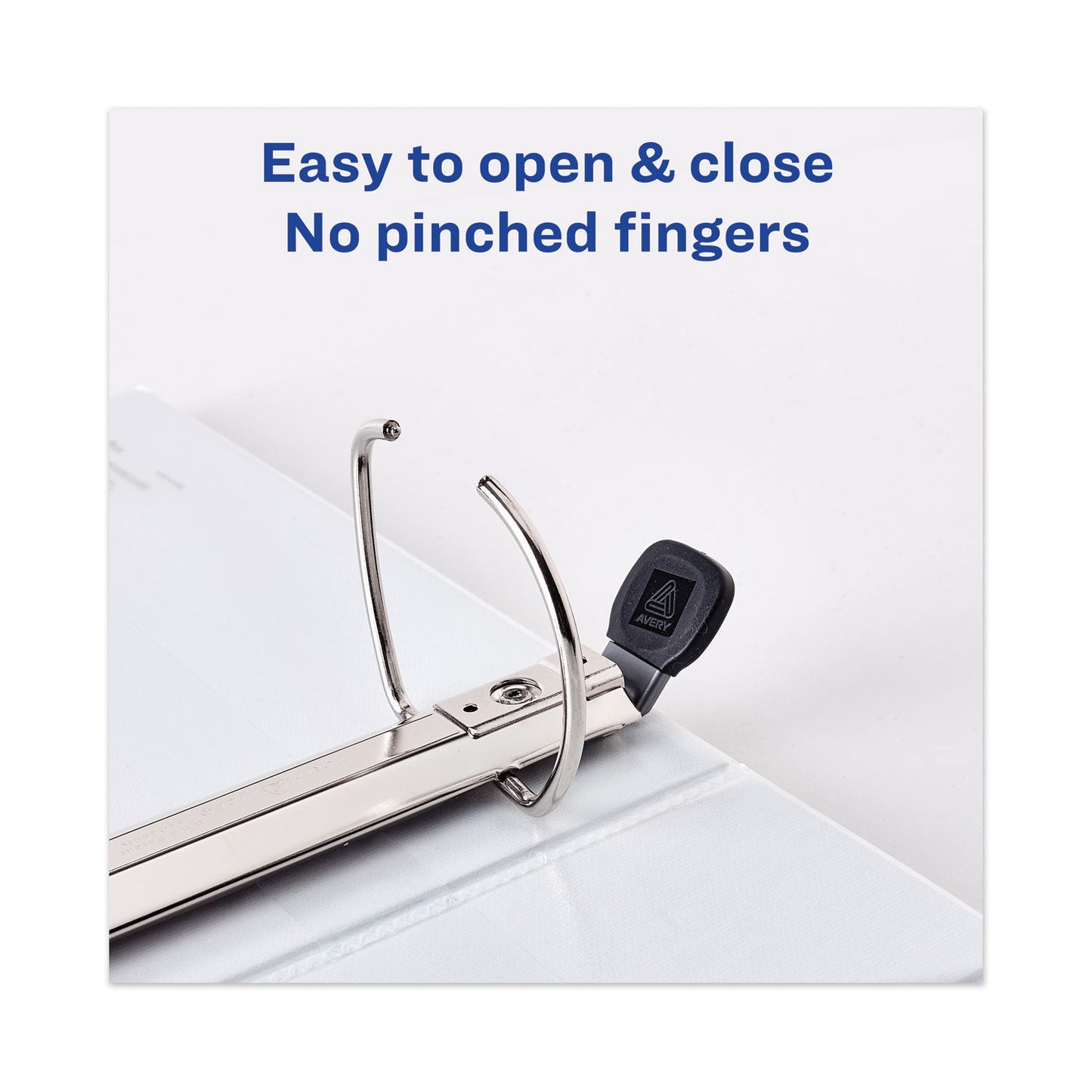 Avery Heavy-Duty View Binder with DuraHinge, One Touch EZD Rings and Extra-Wide Cover, 3 Ring, 3" Capacity, 11 x 8.5, White, (1321)