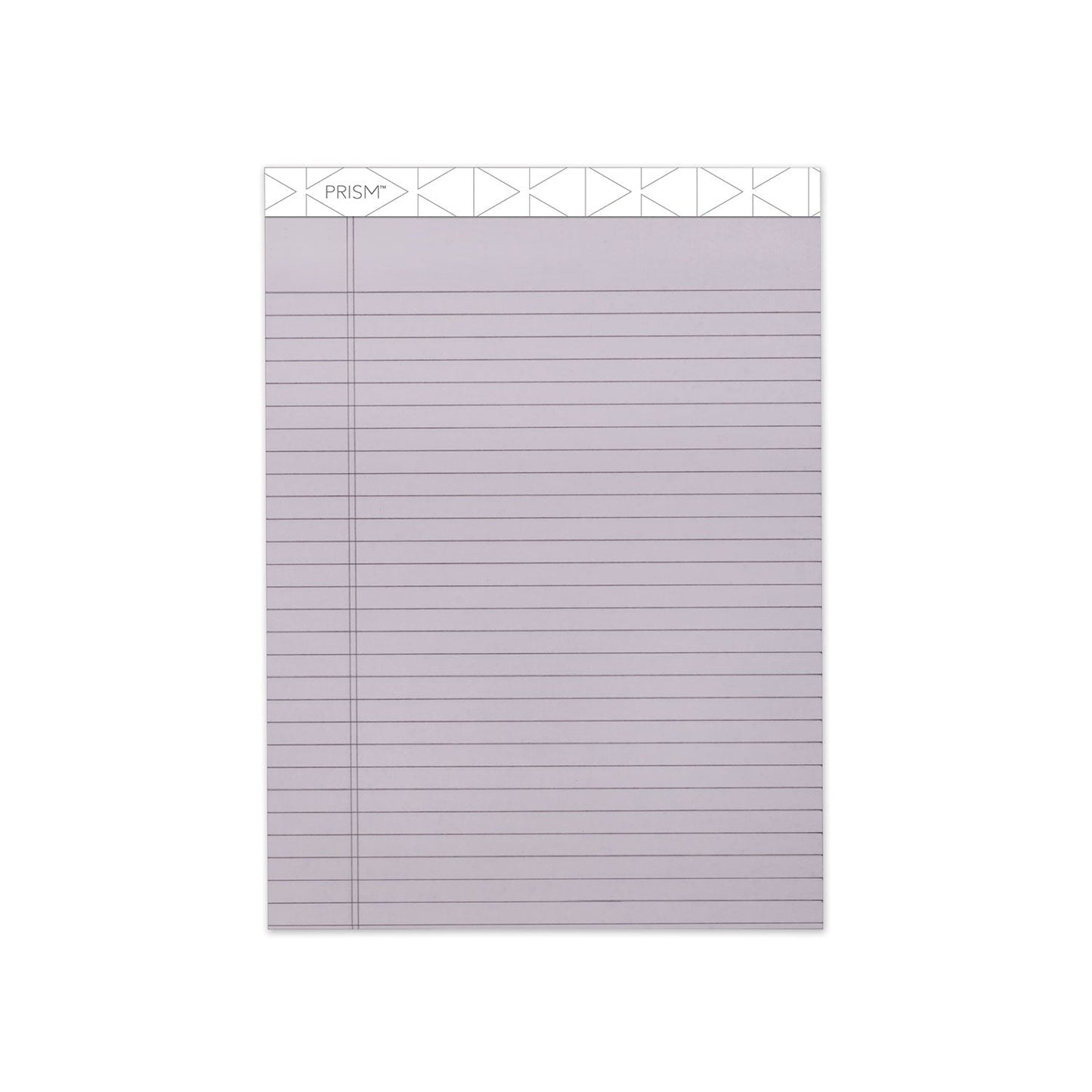TOPS Prism + Colored Writing Pads, Wide/Legal Rule, 50 Pastel Orchid 8.5 x 11.75 Sheets, 12/Pack