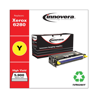 Innovera Remanufactured Yellow High-Yield Toner, Replacement for 106R01394, 5,900 Page-Yield
