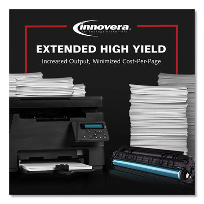 Innovera Remanufactured Black Extended-Yield Toner, Replacement for 42A (Q5942AJ), 18,000 Page-Yield