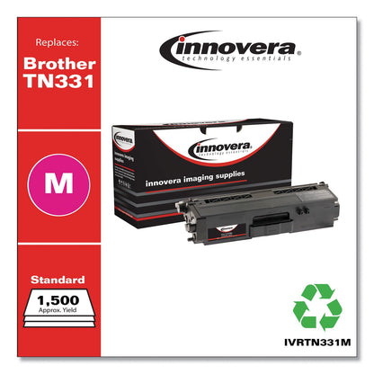 Innovera Remanufactured Magenta Toner, Replacement for TN331M, 1,500 Page-Yield