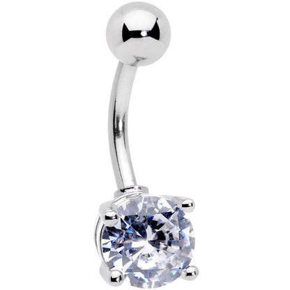 Clear Blue Gem Water Fairy Belly Ring Set of 3