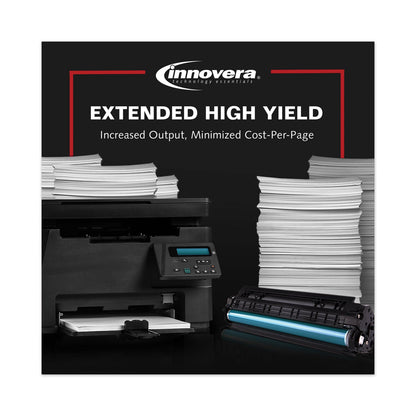 Innovera Remanufactured Black Extra High-Yield Toner, Replacement for 81X (CF281X(J)), 40,000 Page-Yield