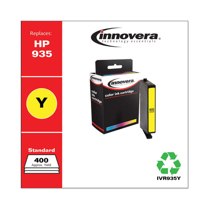 Innovera Remanufactured Yellow Ink, Replacement for 935 (C2P22AN), 400 Page-Yield