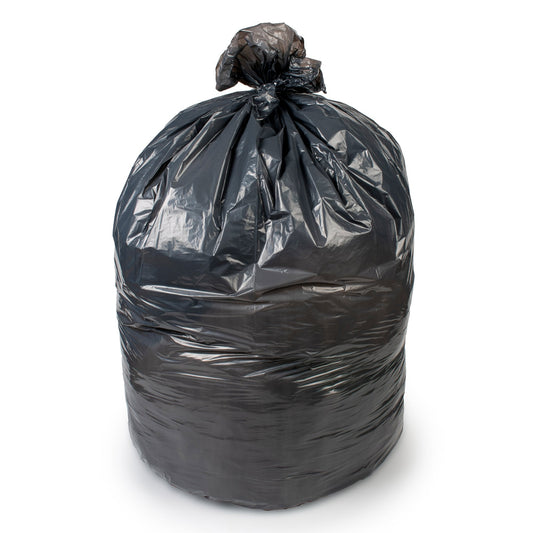 Trash Bag Colonial Bag Super Hex 45 gal. 0.90 mil 40 X 46 Inch Gray Extra Heavy Duty X-Seal Bottom Coreless Roll CRG58125EQ