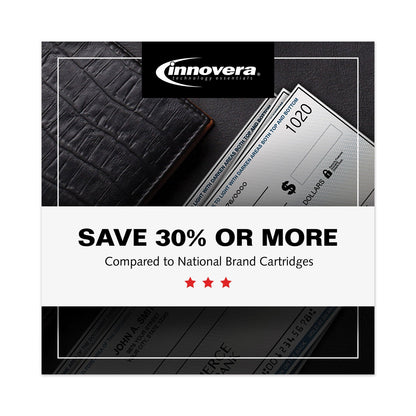 Innovera Remanufactured Black High-Yield MICR Toner, Replacement for 64XM (CC364XM), 24,000 Page-Yield
