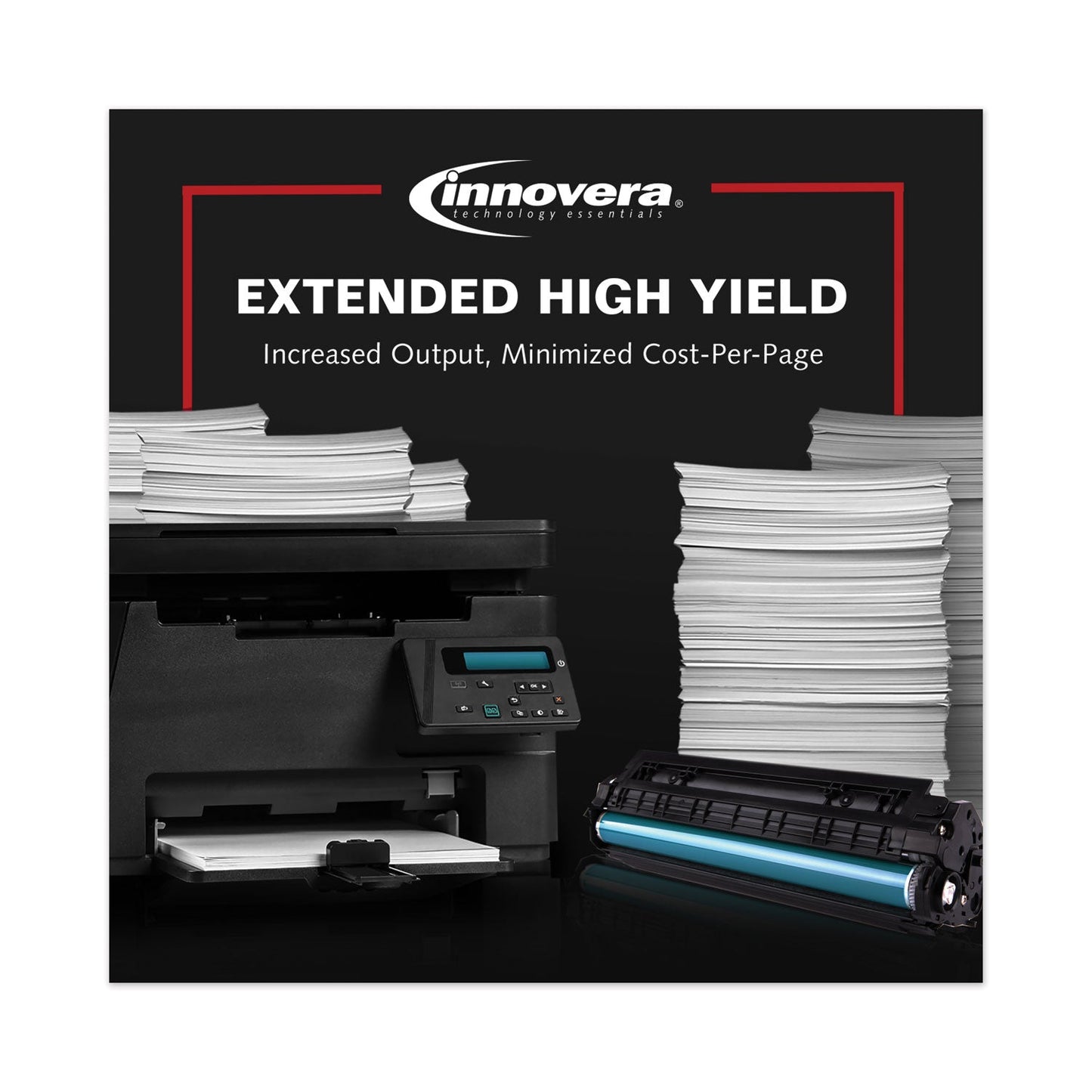 Innovera Remanufactured Black High-Yield Toner, Replacement for 106R01374, 5,000 Page-Yield
