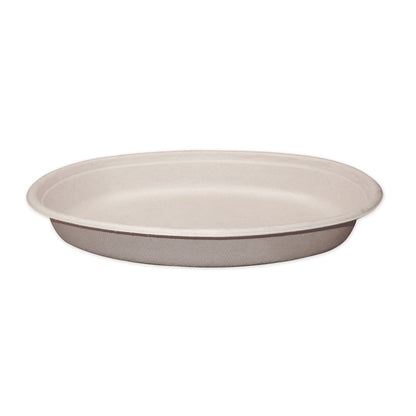 World Centric Fiber Burrito Bowls, 32 oz, 9.7" Diameter x 1.6"h, Natural, 300/Carton