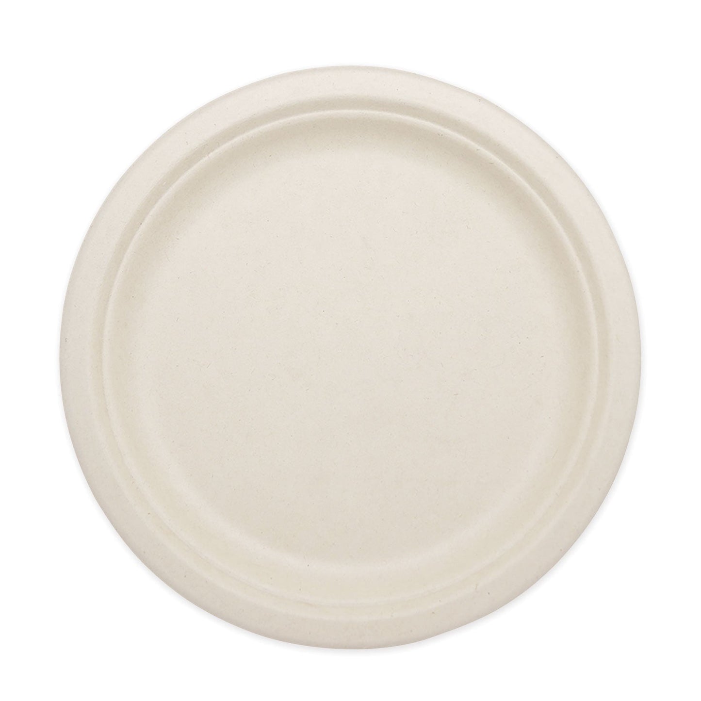 World Centric Fiber Plates, 9" dia, Natural, 1,000/Carton