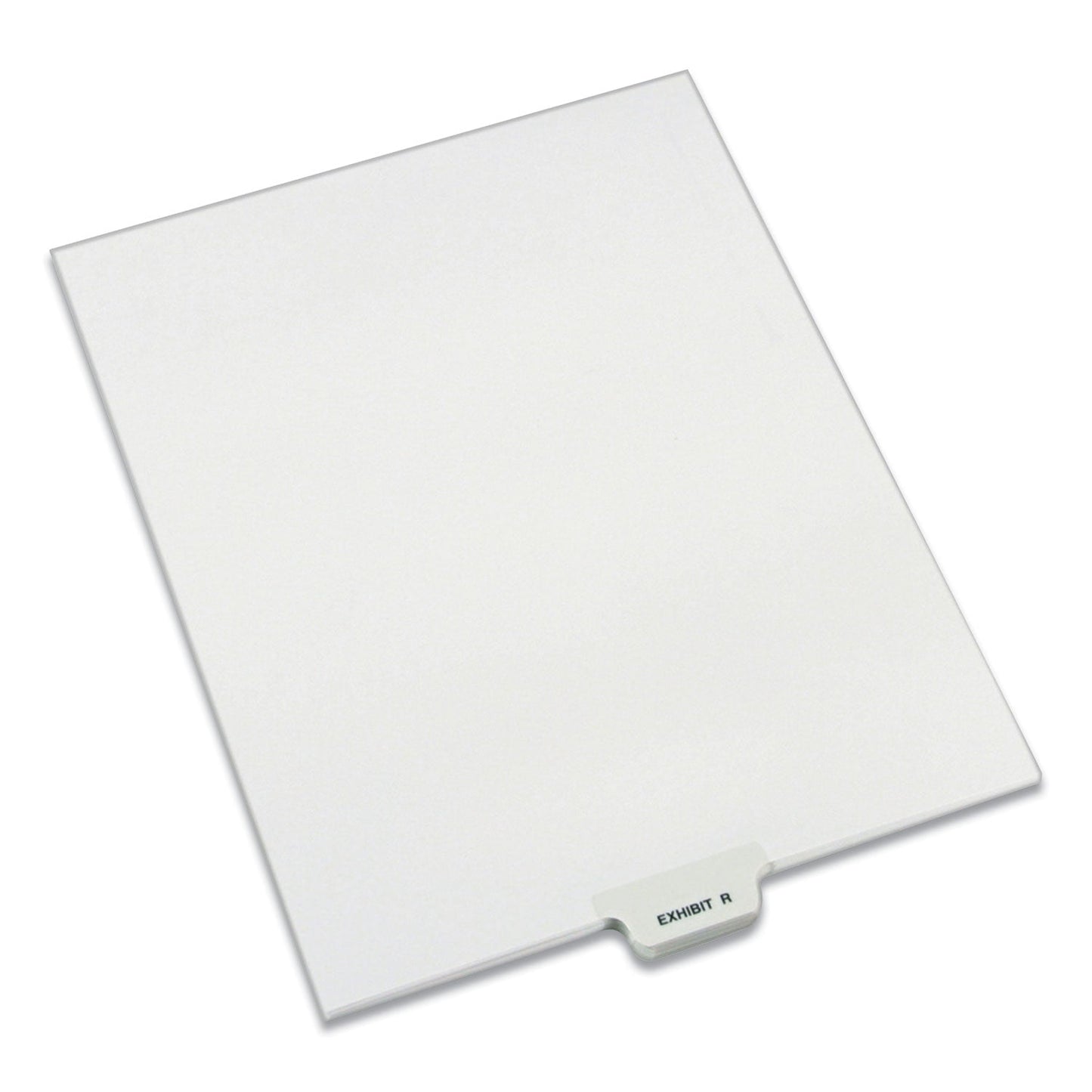 Avery-Style Preprinted Legal Bottom Tab Dividers, 26-Tab, Exhibit R, 11 x 8.5, White, 25/Pack