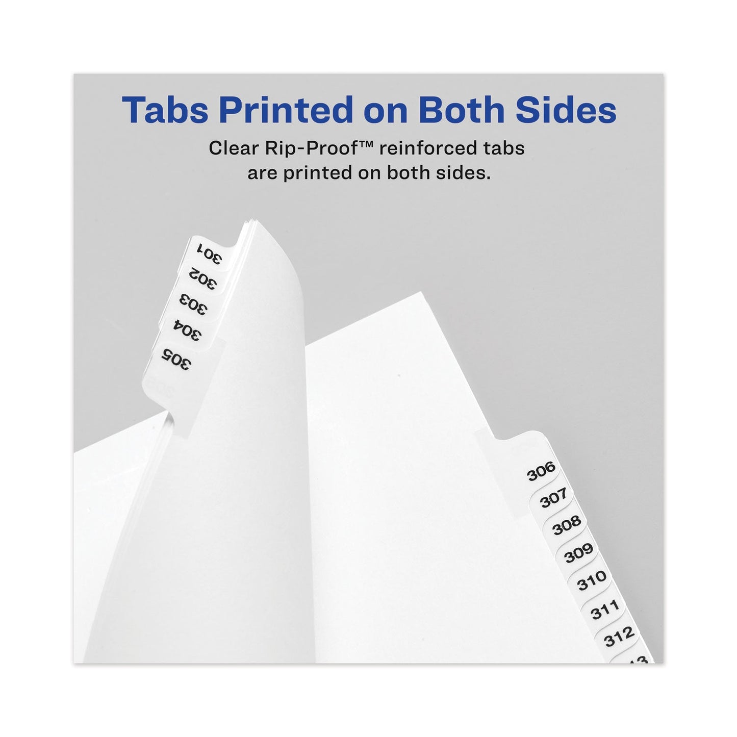 Avery-Style Preprinted Legal Side Tab Divider, 26-Tab, Exhibit I, 11 x 8.5, White, 25/Pack, (1379)