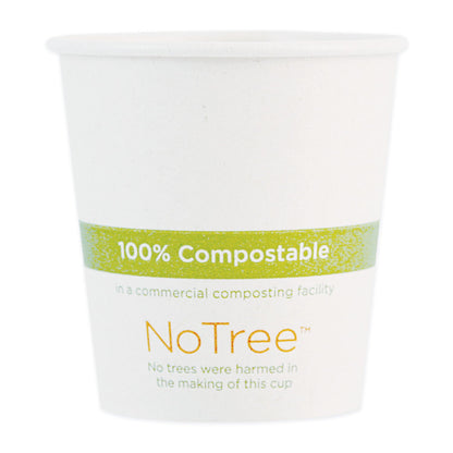 World Centric NoTree Paper Hot Cups, 4 oz, Natural, 1,000/Carton