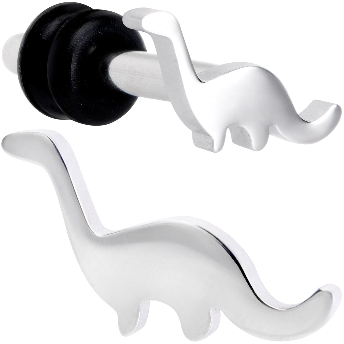 Brontosaurus Dinosaur Single Flare Plug Set 14G to 4G