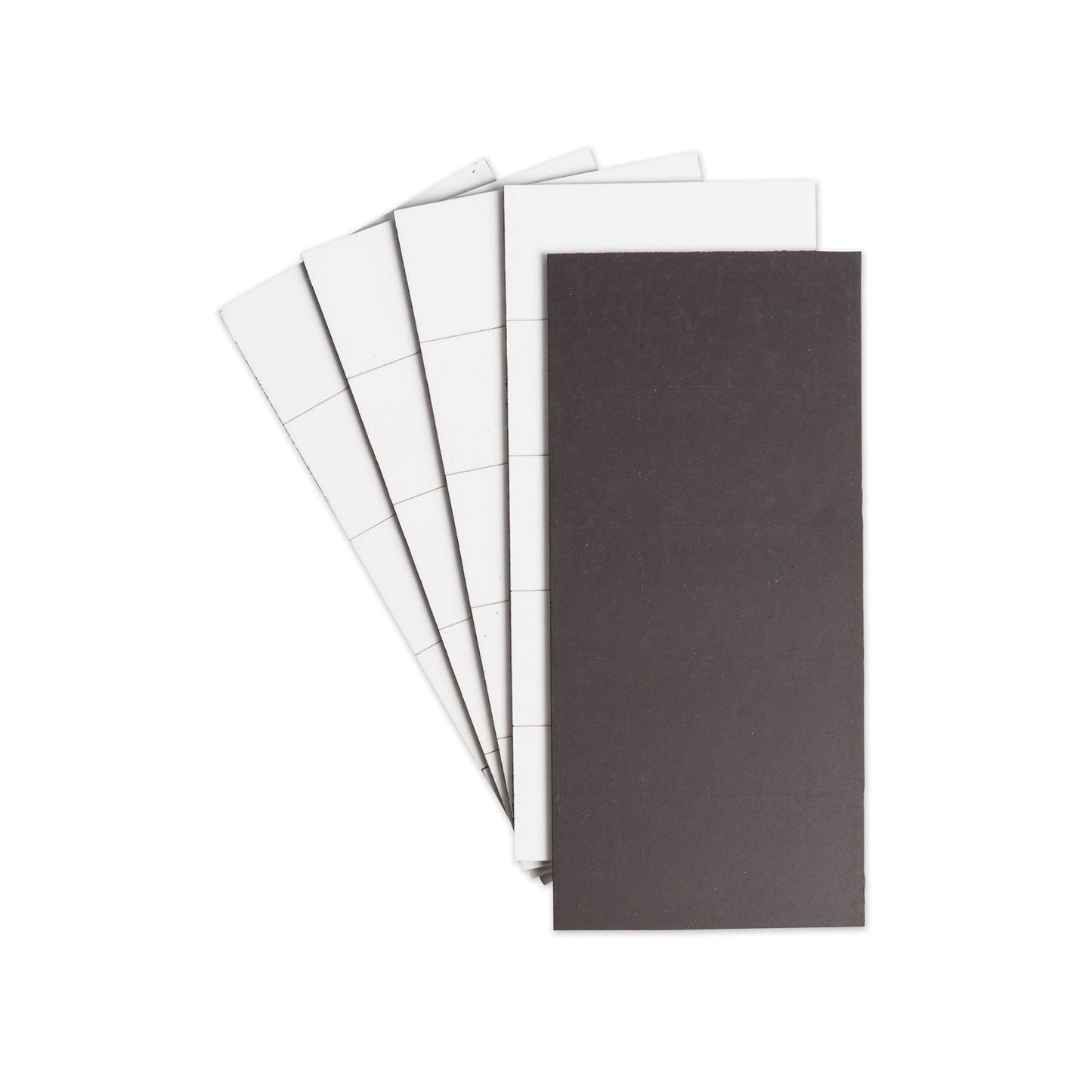 U Brands Dry Erase Magnetic Tape Strips, 2" x 0.88", White, 25/Pack