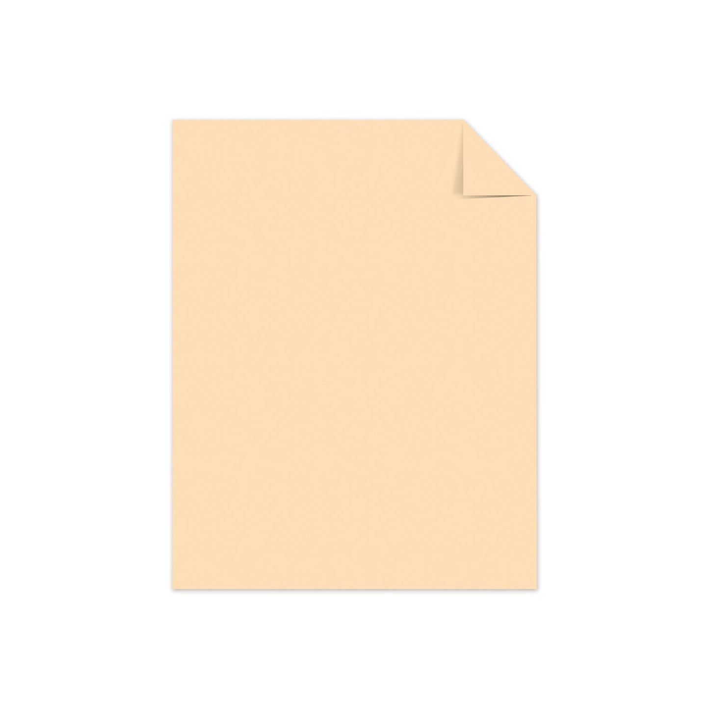 Astrobrights Color Paper, 24 lb Bond Weight, 8.5 x 11, Punchy Peach, 500/Ream