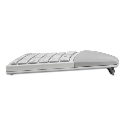 Kensington Pro Fit Ergo Wireless Keyboard, 18.98 x 9.92 x 1.5, Gray
