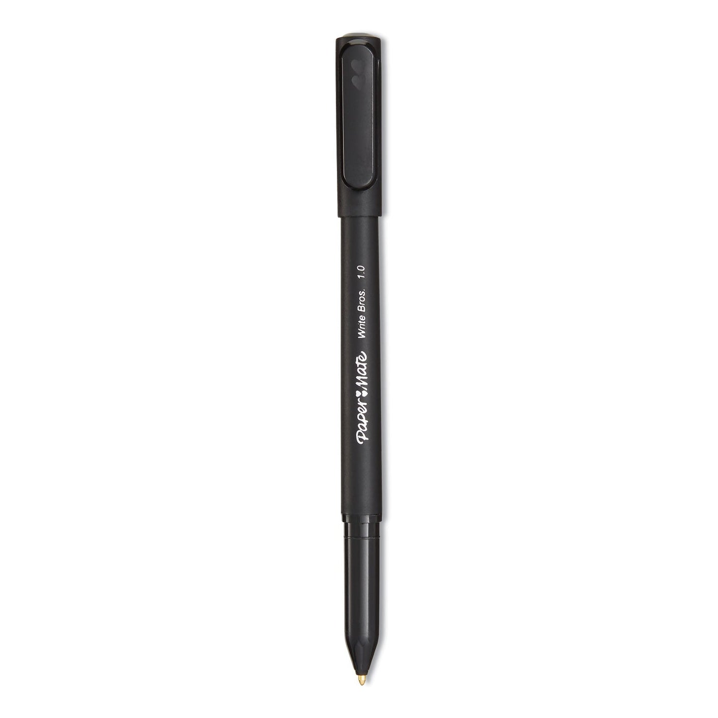 Paper Mate Write Bros. Ballpoint Pen Value Pack, Stick, Medium 1 mm, Black Ink, Black Barrel, 60/Pack