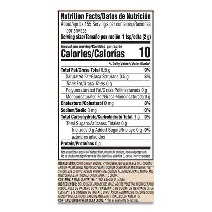 Coffee mate Non-Dairy Powdered Creamer, Original, 11 oz Canister, 12/Carton